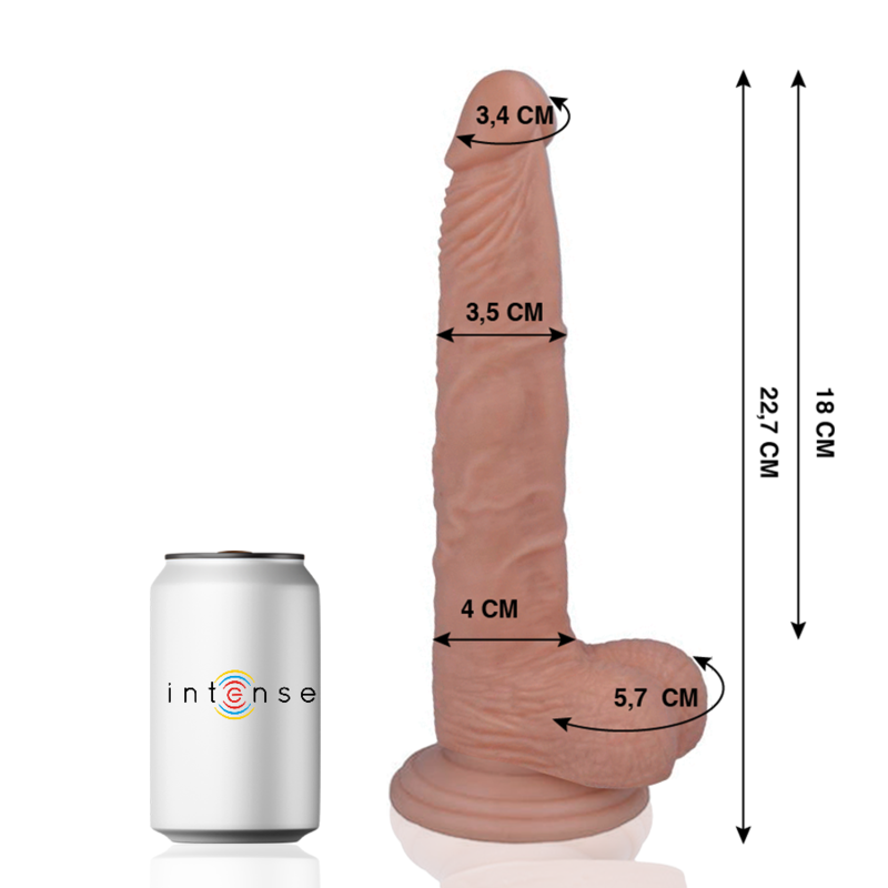 MR INTENSE - 29 PENE REALISTICO 22.7 CM -O- 3.5 CM MR INTENSE - 29 PENE REALISTICO 22.7 CM -O- 3.5 CM