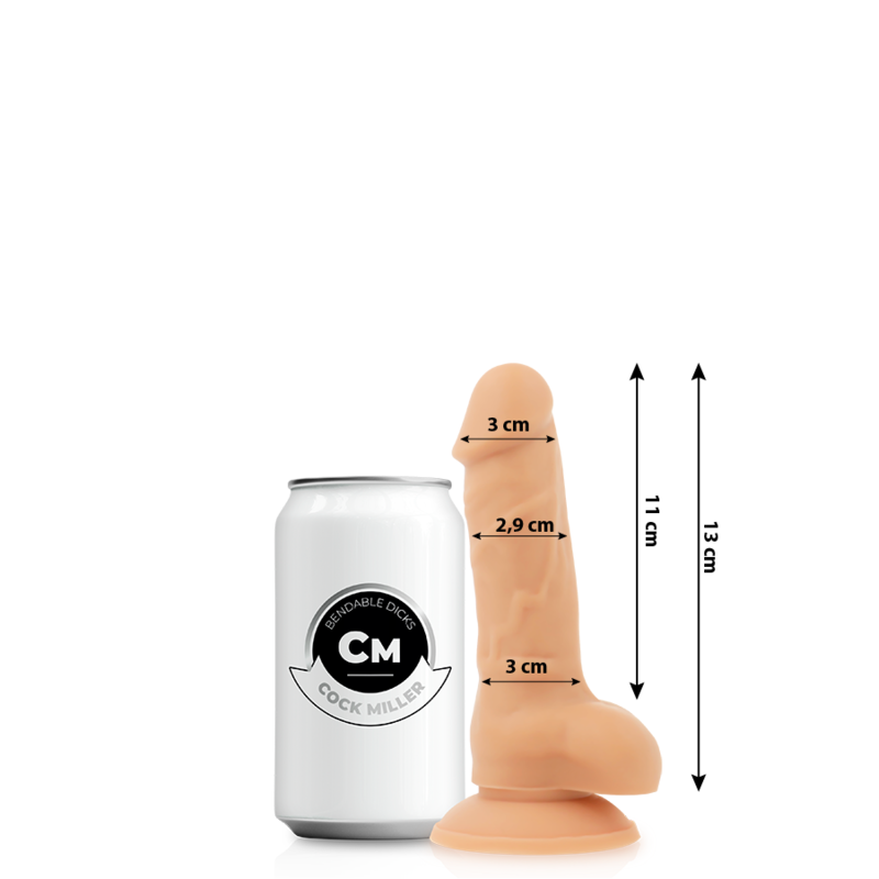 COCK MILLER - COCKSIL IN SILICONE DENSIT ARTICOLABILE 13 CM COCK MILLER - COCKSIL IN SILICONE DENSIT ARTICOLABILE 13 CM