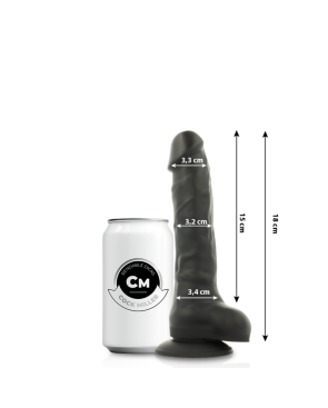 COCK MILLER - COCKSIL IN SILICONE DENSIT ARTICOLABILE NERO 18 CM