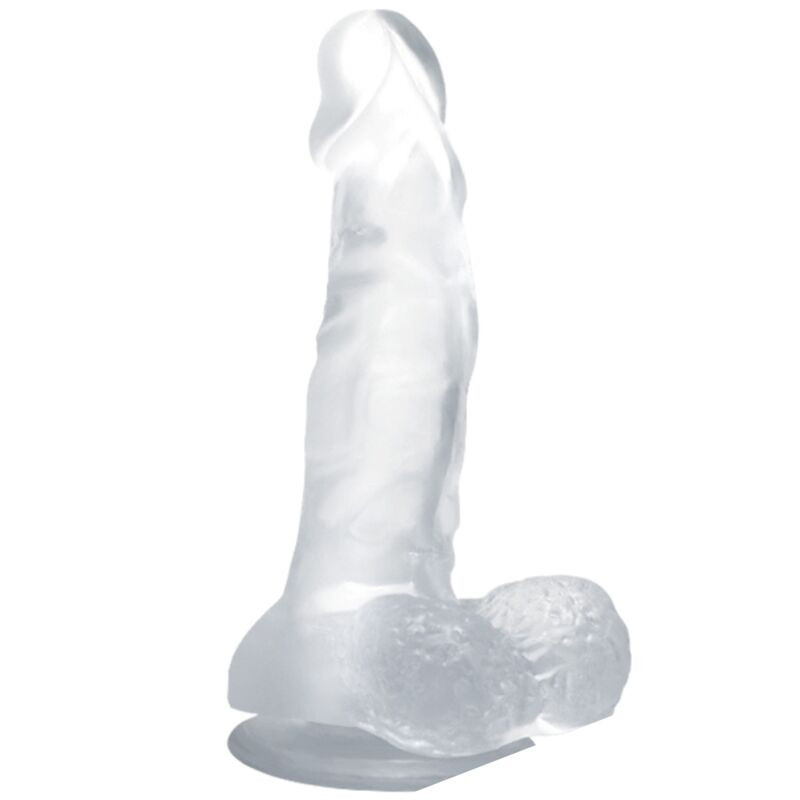 BAILE - DILDO REALISTICO CON VENTOSA E TESTICOLI 16.7 CM TRASPARENTE BAILE - DILDO REALISTICO CON VENTOSA E TESTICOLI 16.7 CM TRASPARENTE