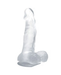 BAILE - DILDO REALISTICO CON VENTOSA E TESTICOLI 16.7 CM TRASPARENTE BAILE - DILDO REALISTICO CON VENTOSA E TESTICOLI 16.7 CM TRASPARENTE