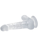 BAILE - DILDO REALISTICO CON VENTOSA E TESTICOLI 16.7 CM TRASPARENTE BAILE - DILDO REALISTICO CON VENTOSA E TESTICOLI 16.7 CM TRASPARENTE