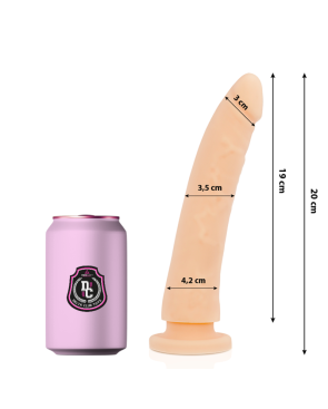 DELTA CLUB - TOYS DILDO NATURALE IN SILICONE MEDICO 20 CM -O- 4 CM