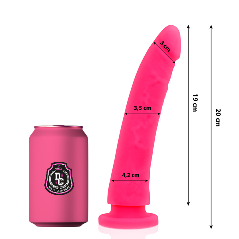 DELTA CLUB - TOYS DILDO MEDICO ROSA IN SILICONE 20 CM -O- 4 CM DELTA CLUB - TOYS DILDO MEDICO ROSA IN SILICONE 20 CM -O- 4 CM