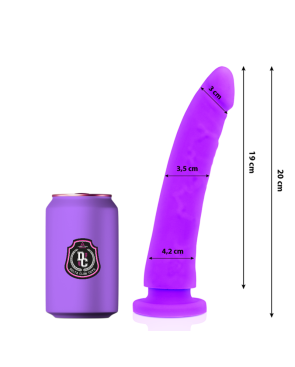 DELTA CLUB - TOYS DILDO MEDICO LILLA IN SILICONE 20 CM -O- 4 CM