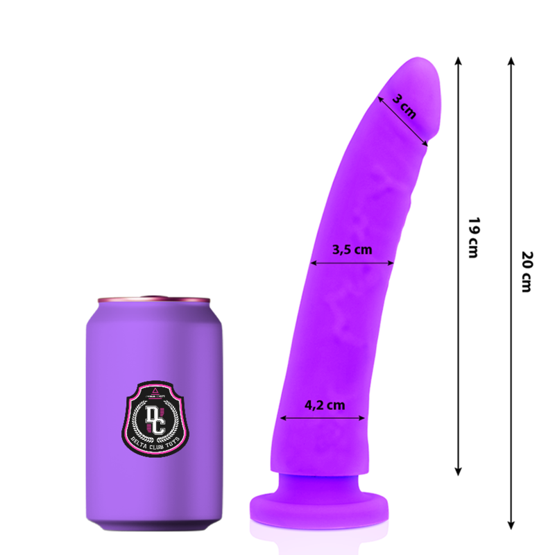 DELTA CLUB - TOYS DILDO MEDICO LILLA IN SILICONE 20 CM -O- 4 CM DELTA CLUB - TOYS DILDO MEDICO LILLA IN SILICONE 20 CM -O- 4 CM