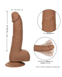 CALIFORNIA EXOTICS - BORCHIE IN SILICONE 15.24 CM MARRONE CALIFORNIA EXOTICS - BORCHIE IN SILICONE 15.24 CM MARRONE