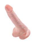 KING COCK - PENE REALISTICO CON SFERE 13.5 CM LEGGERO KING COCK - PENE REALISTICO CON SFERE 13.5 CM LEGGERO
