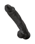 KING COCK - PENE REALISTICO CON SFERE 30.5 CM NERO KING COCK - PENE REALISTICO CON SFERE 30.5 CM NERO