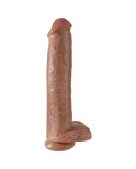 KING COCK - PENE REALISTICO CON SFERE 34.2 CM CARAMEL KING COCK - PENE REALISTICO CON SFERE 34.2 CM CARAMEL