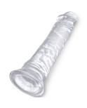 KING COCK - PENE REALISTICO CHIARO 19.7 CM TRASPARENTE KING COCK - PENE REALISTICO CHIARO 19.7 CM TRASPARENTE