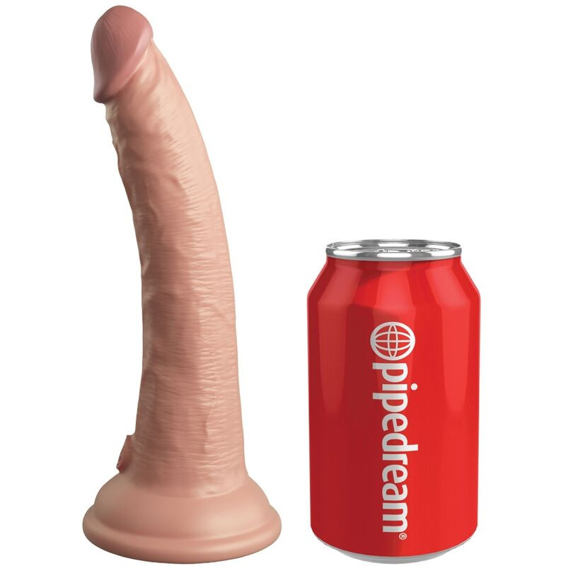 KING COCK - ELITE VIBRATORE DILDO REALISTICO E TELECOMANDO IN SILICONE 17.8 CM KING COCK - ELITE VIBRATORE DILDO REALISTICO E TELECOMANDO IN SILICONE 17.8 CM