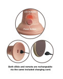 KING COCK - ELITE VIBRATORE DILDO REALISTICO E TELECOMANDO IN SILICONE 23 CM KING COCK - ELITE VIBRATORE DILDO REALISTICO E TELECOMANDO IN SILICONE 23 CM