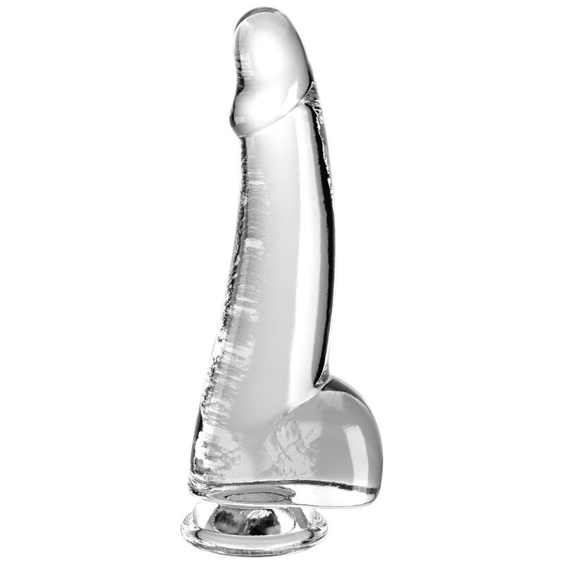 KING COCK - CLEAR DILDO CON TESTICOLI 15.2 CM TRASPARENTE KING COCK - CLEAR DILDO CON TESTICOLI 15.2 CM TRASPARENTE