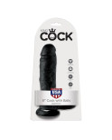 KING COCK - 8 DILDO NERO CON SFERE 20.3 CM KING COCK - 8 DILDO NERO CON SFERE 20.3 CM