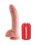 KING COCK - 9 DILDO FLESH CON SFERE 22.9 CM KING COCK - 9 DILDO FLESH CON SFERE 22.9 CM