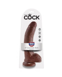 KING COCK - 9 DILDO MARRONE CON SFERE 22.9 CM KING COCK - 9 DILDO MARRONE CON SFERE 22.9 CM
