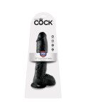 KING COCK - 10 DILDO NERO CON SFERE 25.4 CM KING COCK - 10 DILDO NERO CON SFERE 25.4 CM
