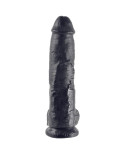 KING COCK - 10 DILDO NERO CON SFERE 25.4 CM KING COCK - 10 DILDO NERO CON SFERE 25.4 CM