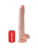 KING COCK - DILDO CON SFERE 35.6 CM CARNE KING COCK - DILDO CON SFERE 35.6 CM CARNE