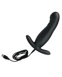 MR PLAY - MASSAGGIATORE PROSTATICO NERO RICARICABILE MR PLAY - MASSAGGIATORE PROSTATICO NERO RICARICABILE