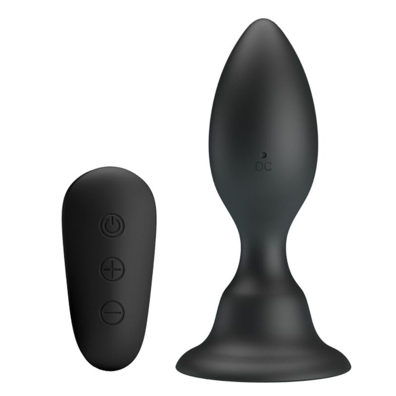 MR PLAY - PLUG ANALE CON TELECOMANDO VIBRAZIONE NERO MR PLAY - PLUG ANALE CON TELECOMANDO VIBRAZIONE NERO