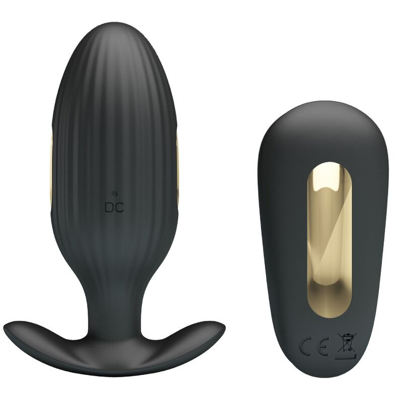 PRETTY LOVE - VIBRATORE ANALE RICARICABILE KELLY PLUG NERO PRETTY LOVE - VIBRATORE ANALE RICARICABILE KELLY PLUG NERO