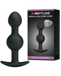 PRETTY LOVE - SFERE ANALI IN SILICONE PER STIMOLAZIONE SPECIALE 10.3 CM NERO PRETTY LOVE - SFERE ANALI IN SILICONE PER STIMOLAZIONE SPECIALE 10.3 CM NERO
