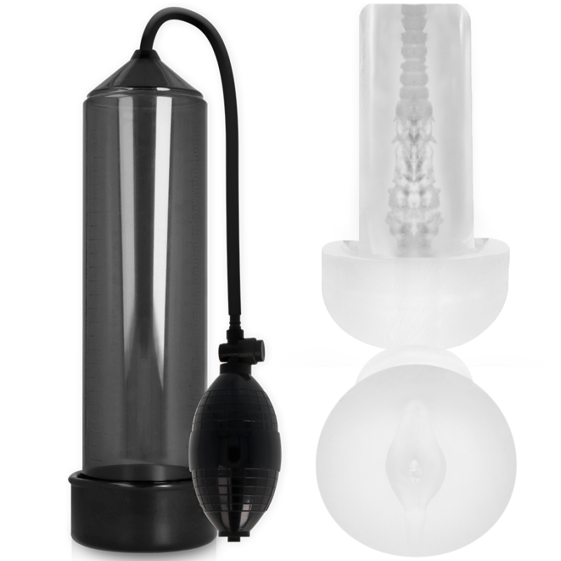 PUMP ADDICTED - RX3 NERO CON MANICA PLEASURE PUMP ADDICTED - RX3 NERO CON MANICA PLEASURE