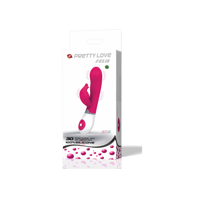 PRETTY LOVE - FLIRTATION VIBRATORE CON STIMOLATORE FELIX PRETTY LOVE - FLIRTATION VIBRATORE CON STIMOLATORE FELIX