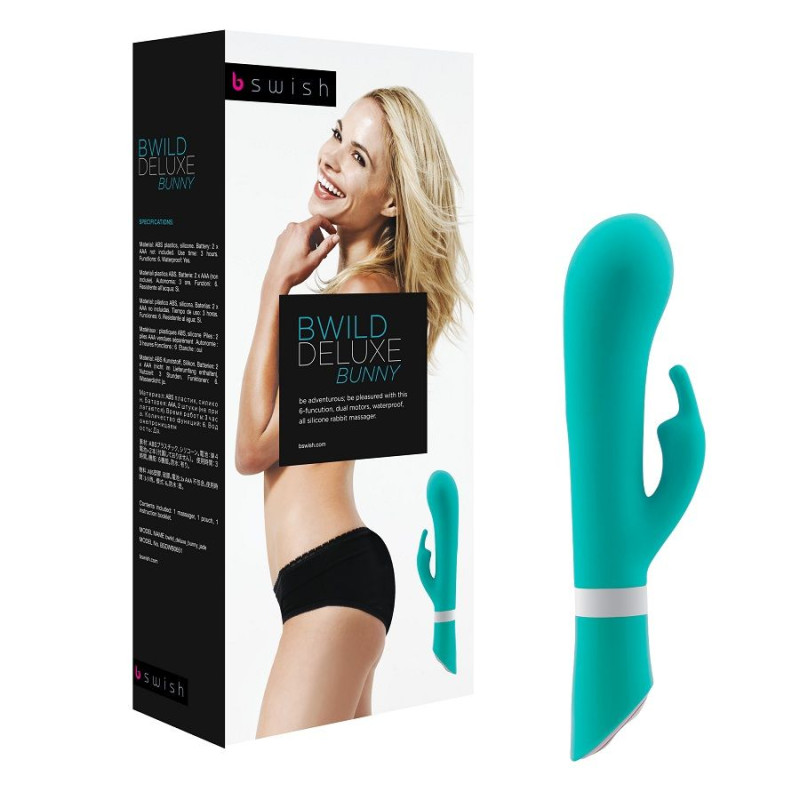 B SWISH - BWILD DELUXE BUNNY CONIGLIO VIBRATORE GIADA B SWISH - BWILD DELUXE BUNNY CONIGLIO VIBRATORE GIADA