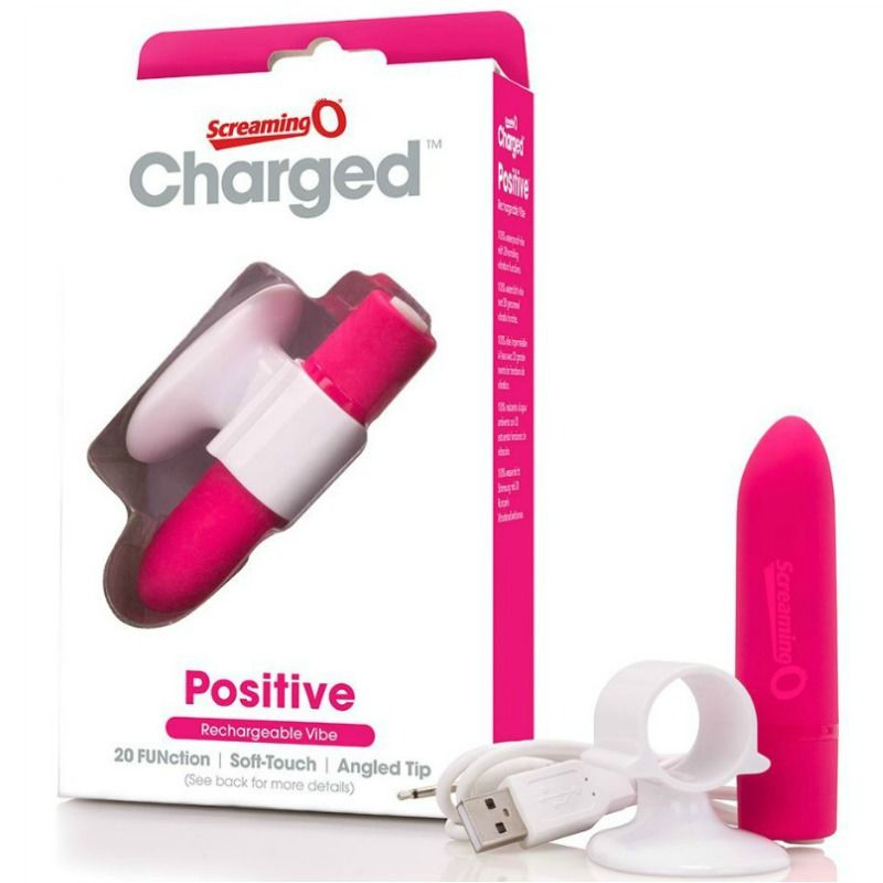 SCREAMING O - MASSAGGIATORE RICARICABILE POSITIVO ROSA SCREAMING O - MASSAGGIATORE RICARICABILE POSITIVO ROSA