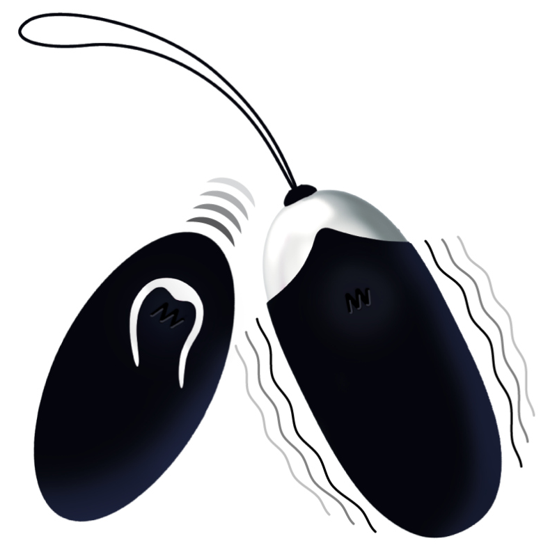 INTENSE - UOVO VIBRANTE FLIPPY II CON TELECOMANDO NERO INTENSE - UOVO VIBRANTE FLIPPY II CON TELECOMANDO NERO