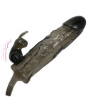 BAILE - COPERTURA PENE UOMO CORAGGIOSO CON CONIGLIO NERO 16.5 CM BAILE - COPERTURA PENE UOMO CORAGGIOSO CON CONIGLIO NERO 16.5 CM