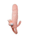 BAILE - COPERTURA PENE UOMO CORAGGIOSO CON CLITITO E CARNE PER STIMOLAZIONE ANALE 16.5 CM BAILE - COPERTURA PENE UOMO CORAGGIOSO CON CLITITO E CARNE PER STIMOLAZIONE ANALE 16.5 CM