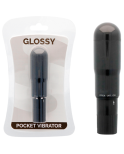 GLOSSY - VIBRATORE TASCABILE NERO GLOSSY - VIBRATORE TASCABILE NERO