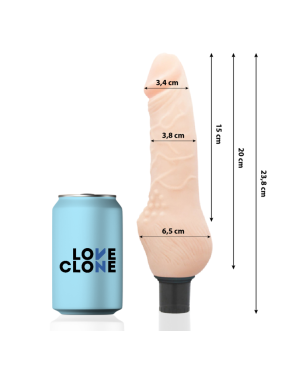 LOVECLONE - DAVEN AUTOLUBRIFICAZIONE REALISTICA 23.8 CM -O- 3.8 CM