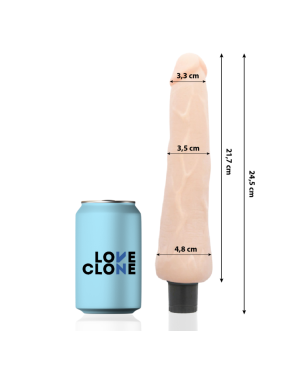 LOVECLONE - VIBRATORE AUTOLUBRIFICANTE RAGNAR 24.5 CM -O- 3.5 CM