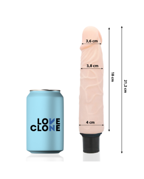LOVECLONE - VIBRATORE AUTOLUBRIFICANTE FINN 21.2 CM -O- 3.8 CM