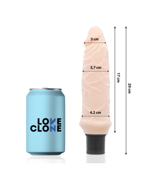 LOVECLONE - IVAR VIBRATORE AUTOLUBRIFICANTE 20 CM -O- 3.7 CM