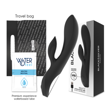 BLACKSILVER - VIBRATORE TOUCH CONTROL KAULTZ