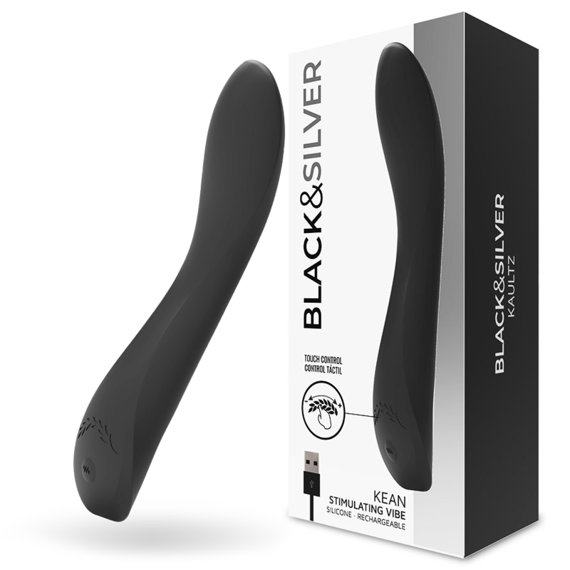BLACKSILVER - VIBRATORE KEAN TOUCH CONTROL BLACKSILVER - VIBRATORE KEAN TOUCH CONTROL