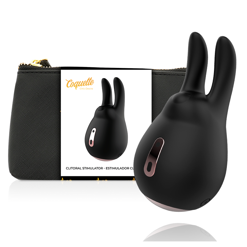 COQUETTE TOYS - STIMOLATORE CLITORIALE NERO/ORO COQUETTE TOYS - STIMOLATORE CLITORIALE NERO/ORO