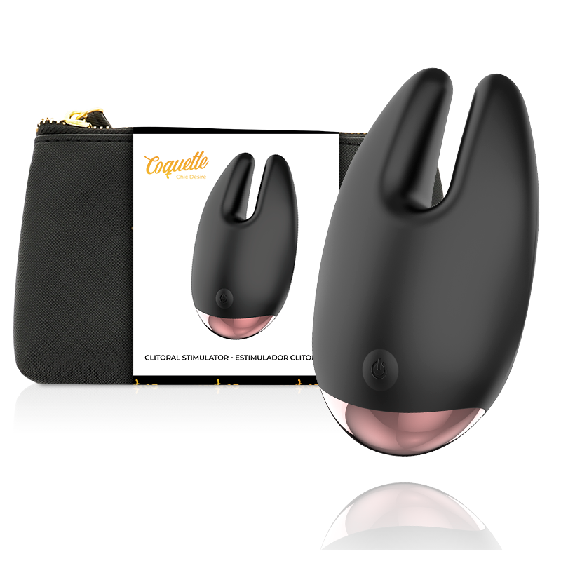 COQUETTE TOYS - STIMOLATORE CLITORIALE NERO/ORO COQUETTE TOYS - STIMOLATORE CLITORIALE NERO/ORO