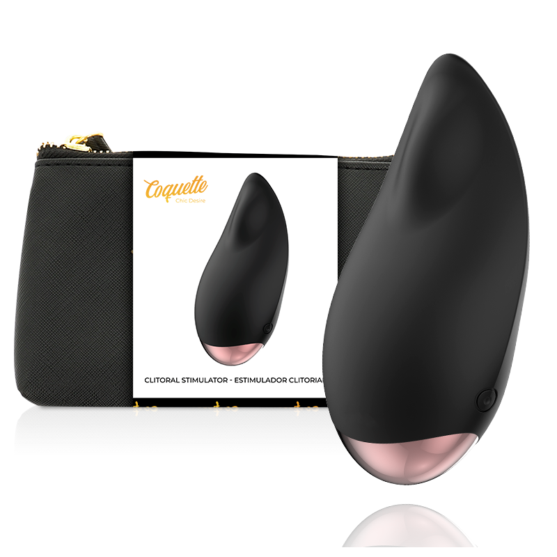 COQUETTE TOYS - STIMOLATORE CLITORIALE NERO/ORO COQUETTE TOYS - STIMOLATORE CLITORIALE NERO/ORO