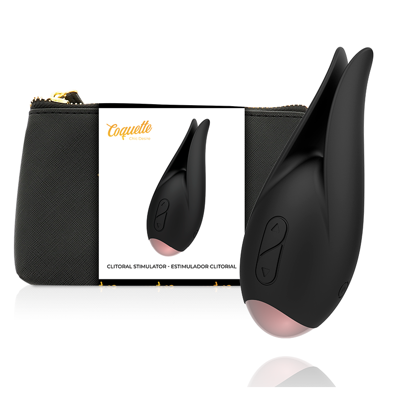 COQUETTE TOYS - STIMOLATORE CLITORIALE NERO/ORO COQUETTE TOYS - STIMOLATORE CLITORIALE NERO/ORO
