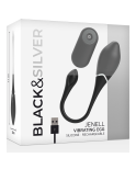 BLACKSILVER - UOVO VIBRANTE RICARICABILE JENELL BLACKSILVER - UOVO VIBRANTE RICARICABILE JENELL