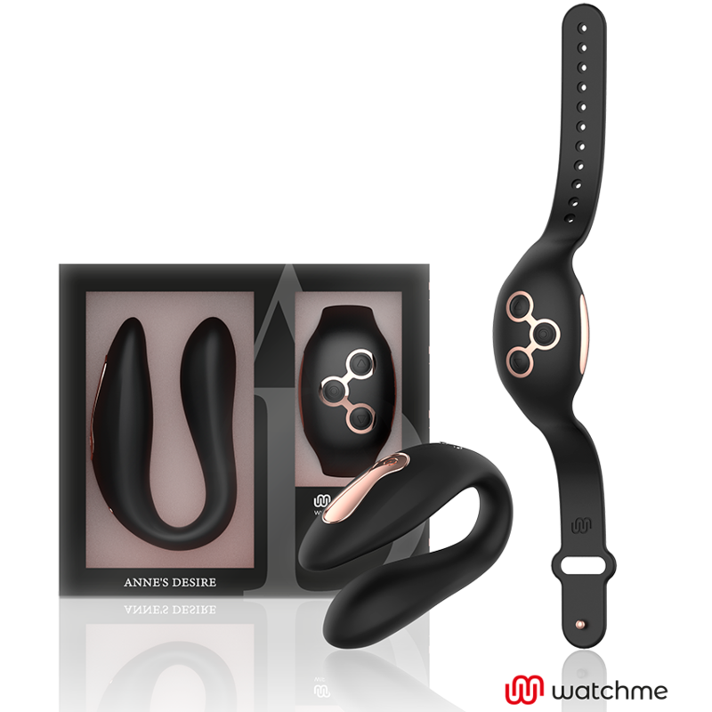 ANNE'S DESIRE - DUAL PLEASURE TECNOLOG A WATCHME NERO/ORO ANNE'S DESIRE - DUAL PLEASURE TECNOLOG A WATCHME NERO/ORO