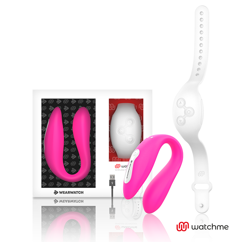 WEARWATCH - WATCHME VIBRATORE A DOPPIA TECNOLOGIA FUCSIA / NEVE WEARWATCH - WATCHME VIBRATORE A DOPPIA TECNOLOGIA FUCSIA / NEVE