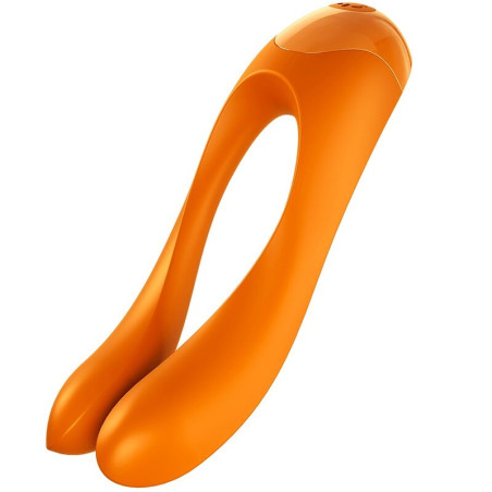 SATISFYER - VIBRATORE DA DITO CANDY CANE NERO